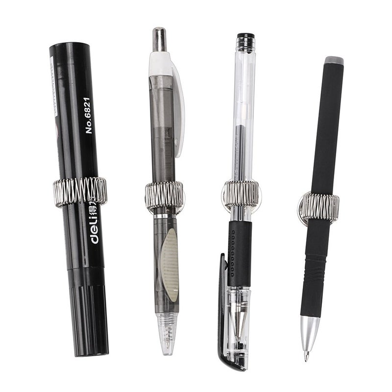 BTSKYÂ® Stainless Steel Magnetic Pen Holder Clips- Magnetic Pen Clip Holder Fit Any Size Pens magnetic push pins for Refrigerator Whiteboard Erase Board and Bulletion Board Map, 8 Pack - Image 5